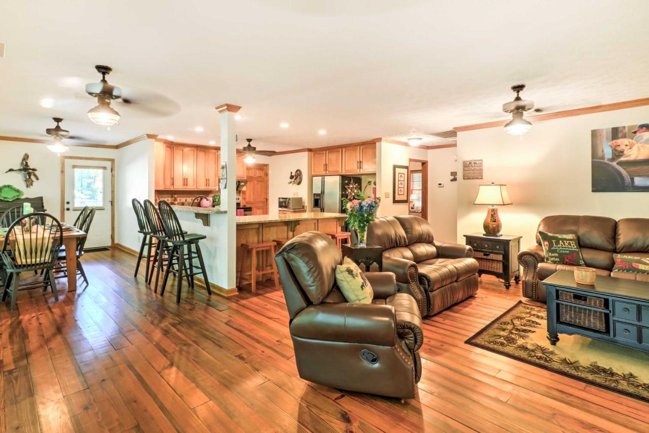 Whitewater Woods Waterfront West Point Lake Cabin With Private Dock! מראה חיצוני תמונה