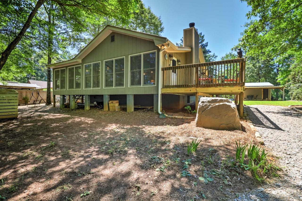 Whitewater Woods Waterfront West Point Lake Cabin With Private Dock! מראה חיצוני תמונה